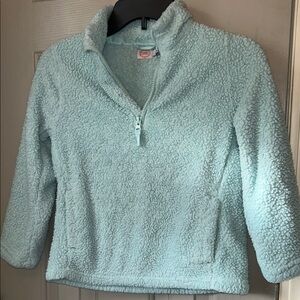 Wonder Nation Aqua Fleece Half-Zip